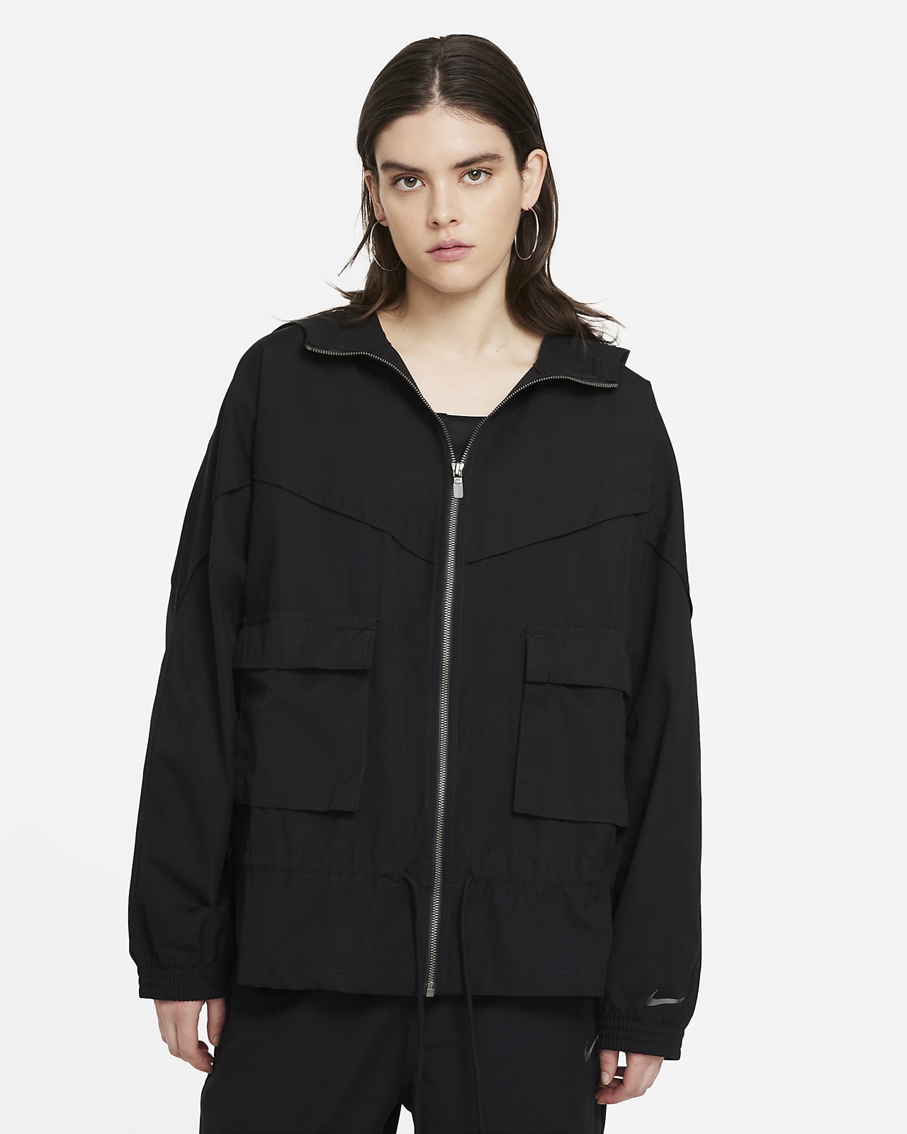 nike icon clash jacket black